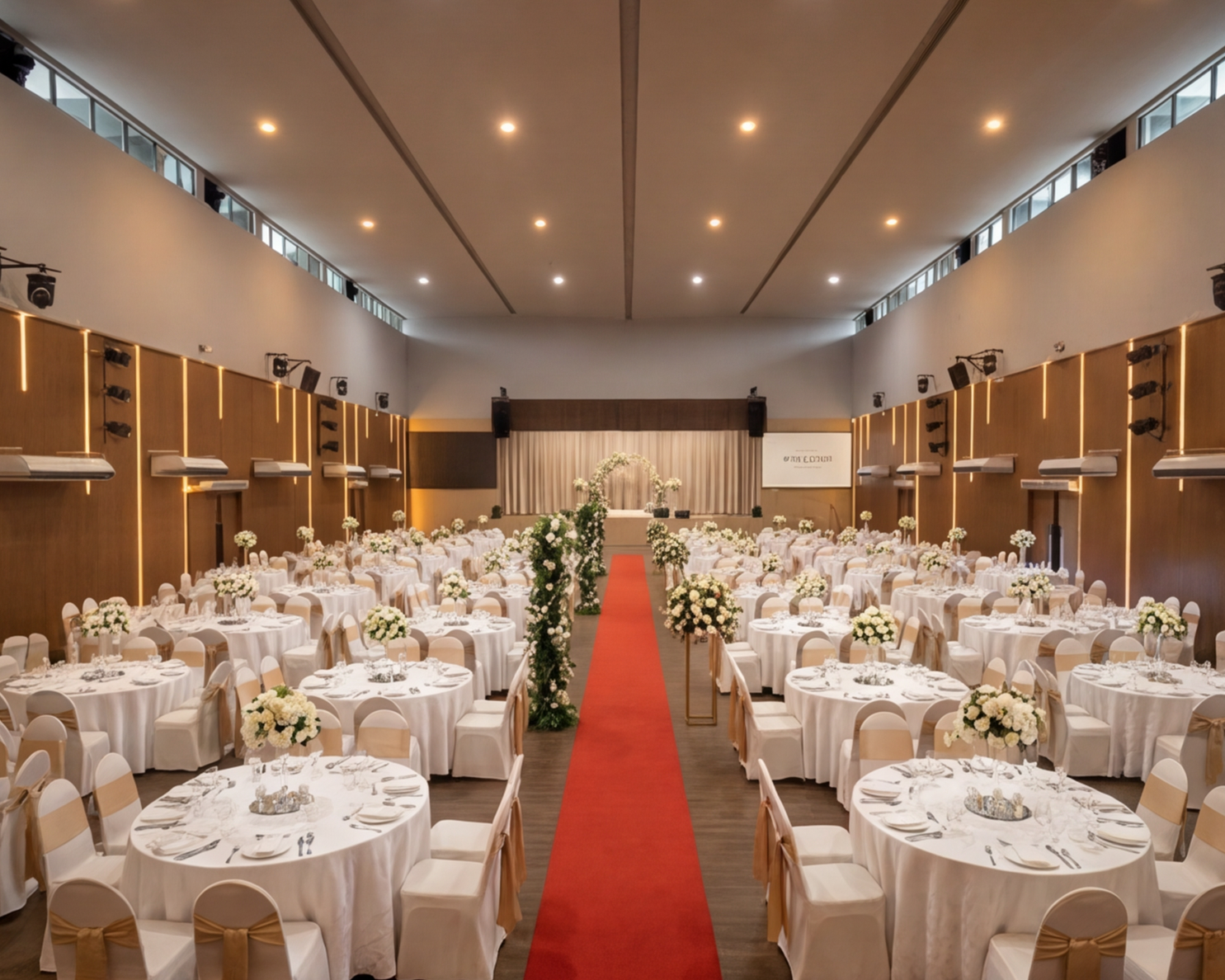 Society Port Klang Hall banquet setup